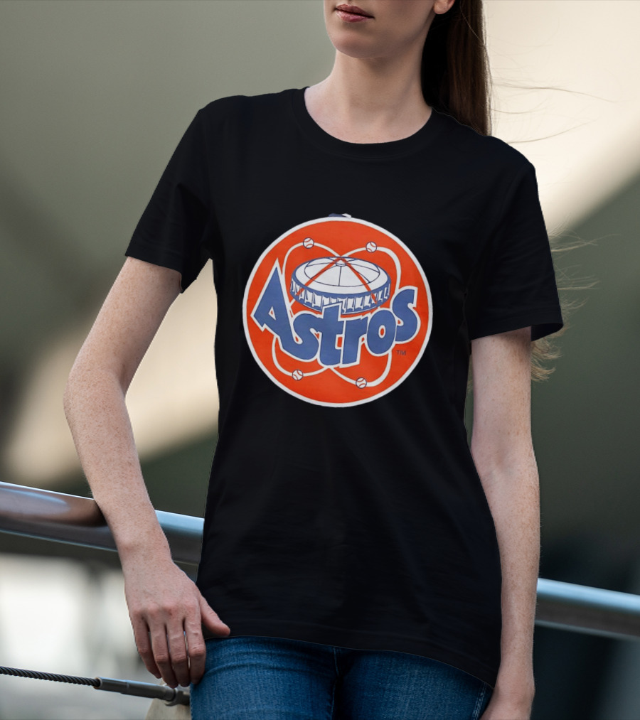 Houston Astros Vintage Astrodome Baseball T-Shirt
