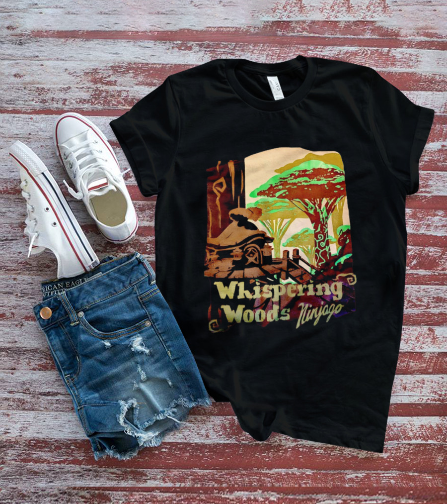 Whispering Woods Ninjago Forest Temple Scene Masters Of Spinjitzu T-Shirt