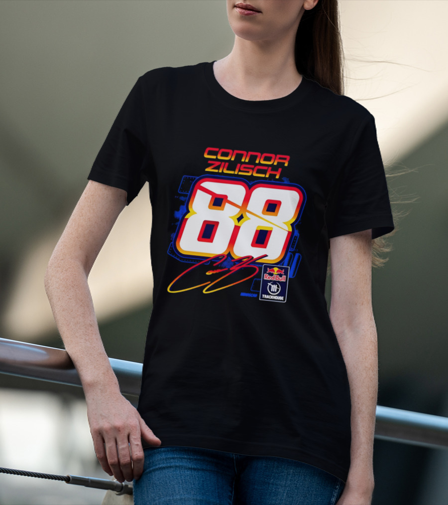 Connor Zilisch 88 Red Bull Trackhouse Racing T-Shirt