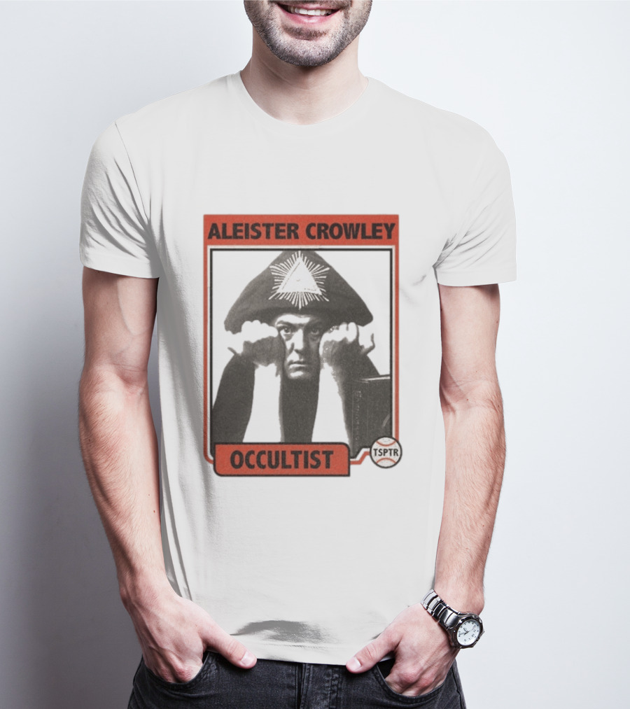 Aleister Crowley Occultist TSPTR Baseball Raglan T-Shirt