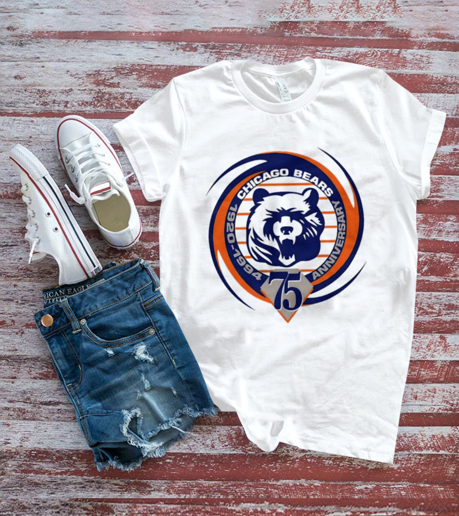 Chicago Bears 75th Anniversary 1920 1994 T-Shirt