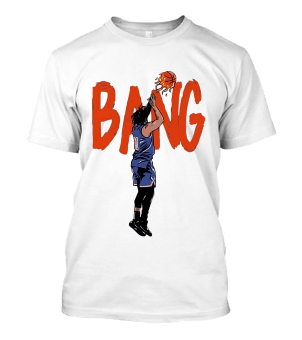 BANG Jalen Brunson New York Knicks NBA Basketball T-Shirt