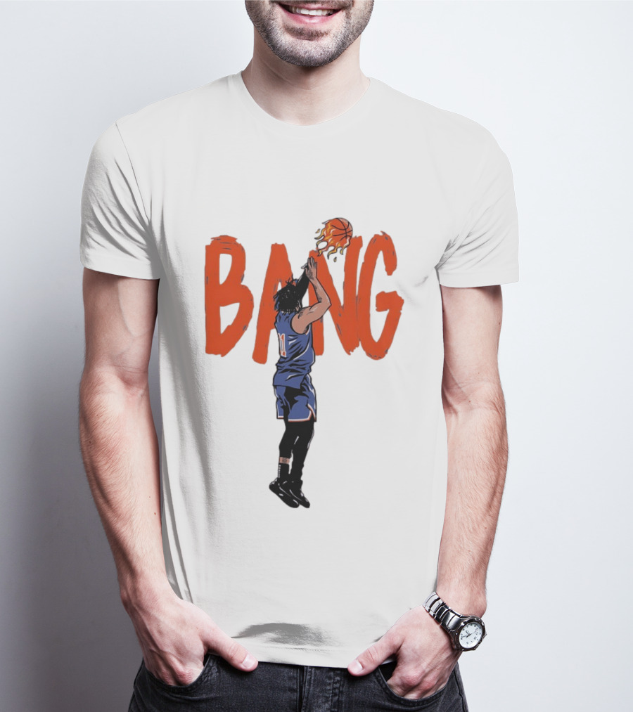 BANG Jalen Brunson New York Knicks NBA Basketball T-Shirt