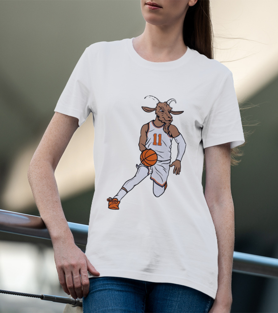 Jalen Brunson Goat 11 New York Knicks NBA Basketball T-Shirt