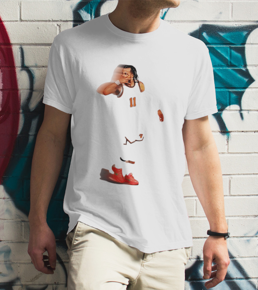 Jalen Brunson New York Knicks NBA Player Unique Distorted T-Shirt