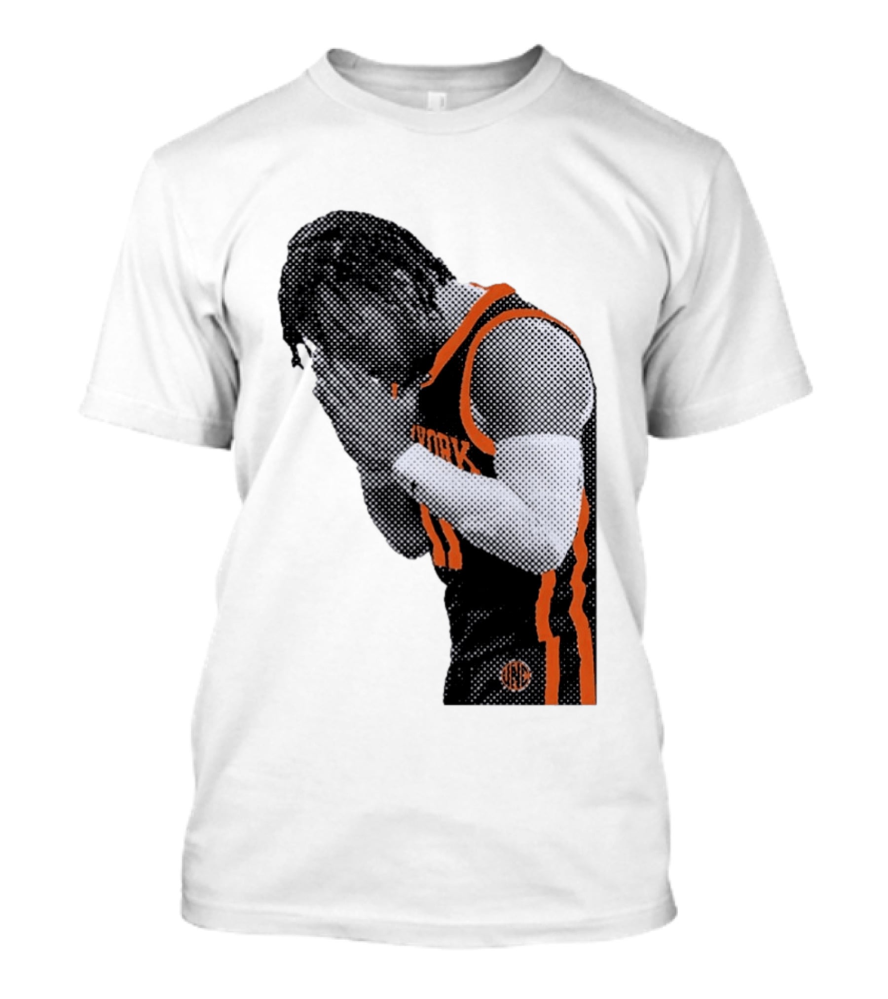 New York Knicks Jalen Brunson NBA Jersey Player Focus T-Shirt