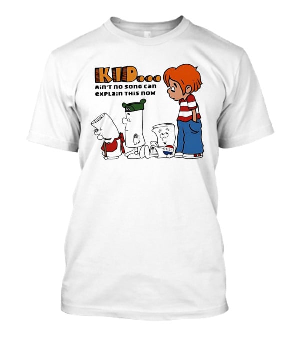 Kid Ain't No Song Can Explain This Now Retro Cartoon T-Shirt