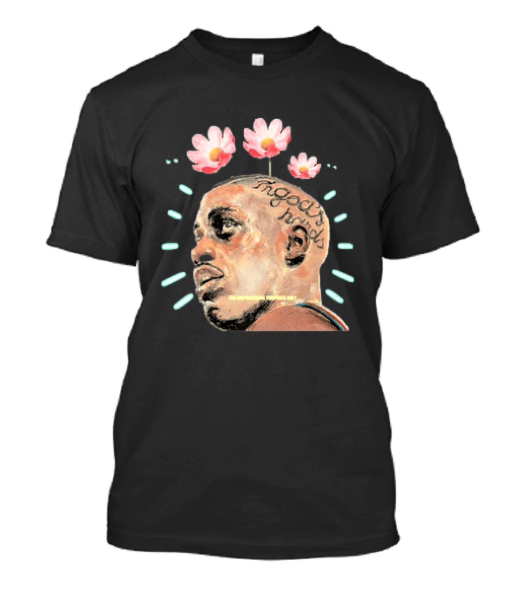 In God's Hands Always Believe In Yourself Crown Act Flower Artistry T-Shirt