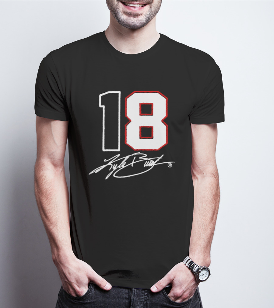 Denny Hamlin Kyle Busch 18 NASCAR Cup Series Racing Signature T-Shirt
