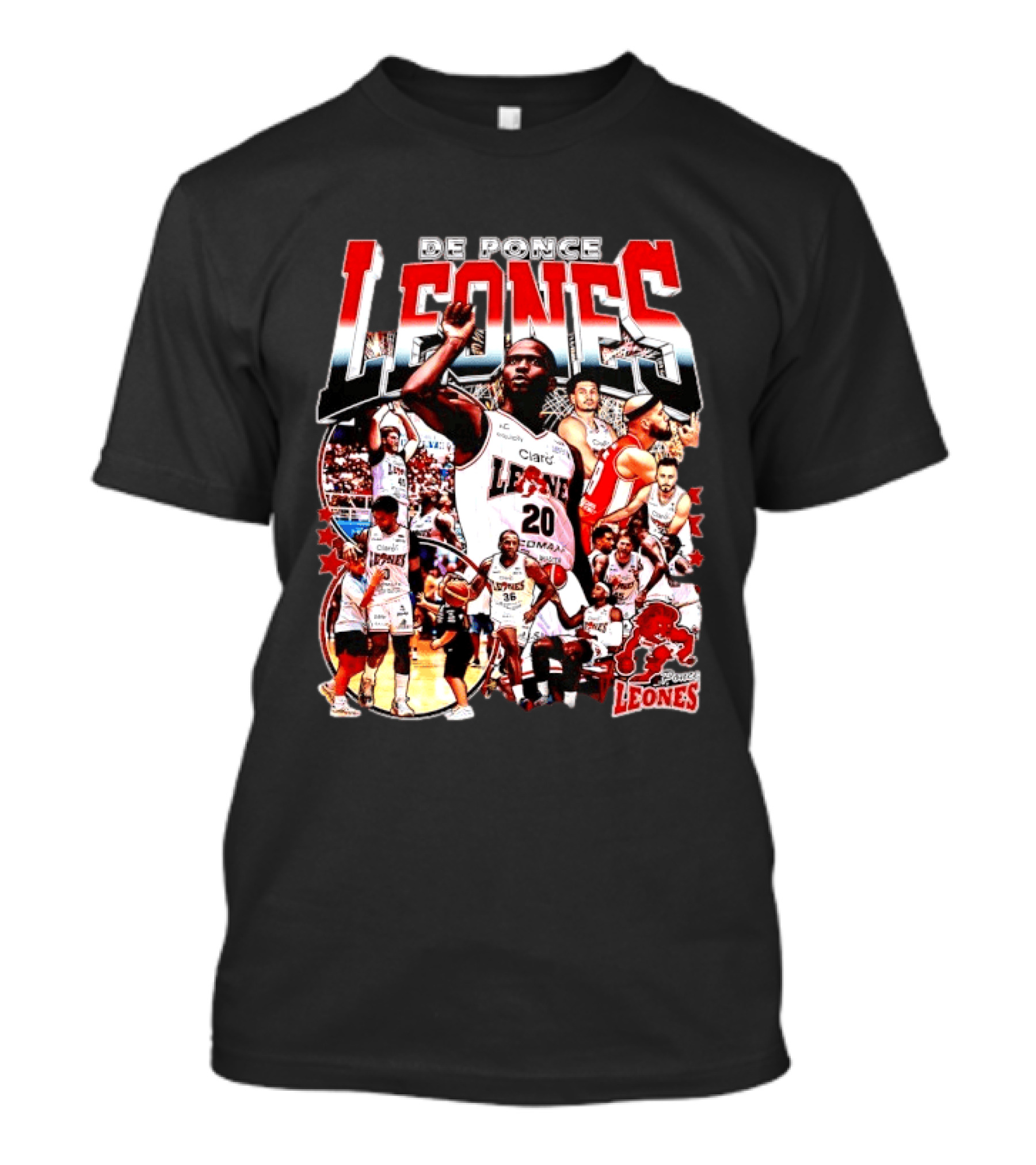 Leones De Ponce Basketball Team Players NBA All Stars T-Shirt