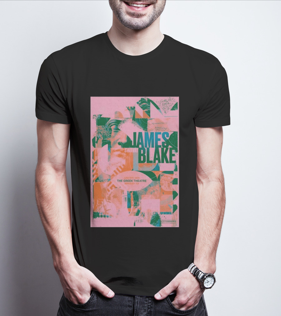 James Blake June 11 2026 Greek Theatre Berkeley CA T-Shirt