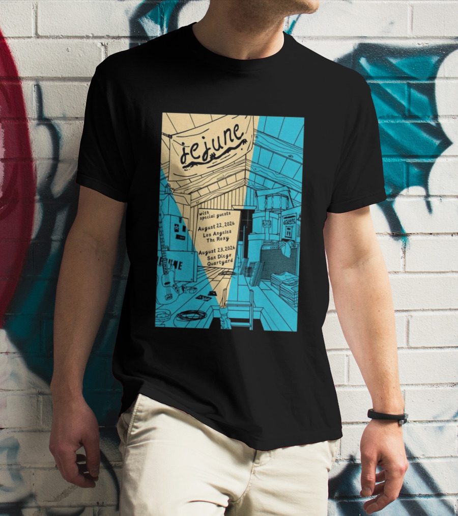 Jejune August 22 2026 Los Angeles The Roxy With Special Guests T-Shirt