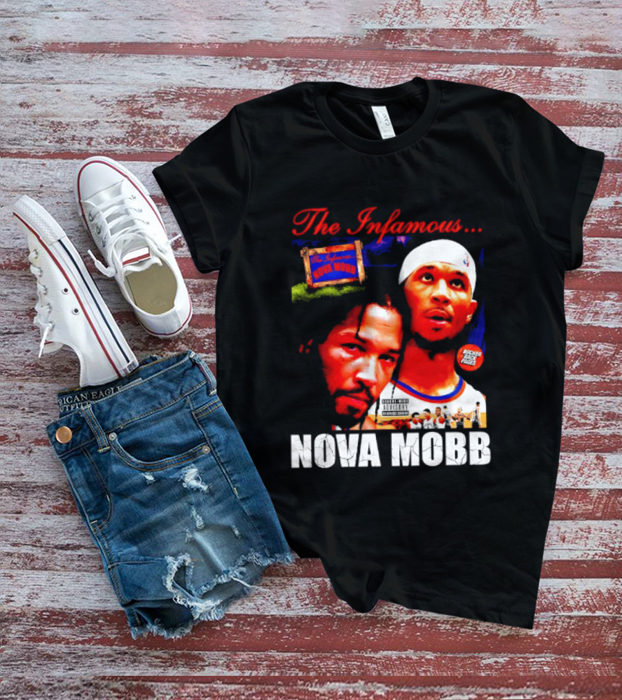 Josh Hart Jalen Brunson The Infamous Nova Mobb New York Knicks NBA 2026 T-Shirt