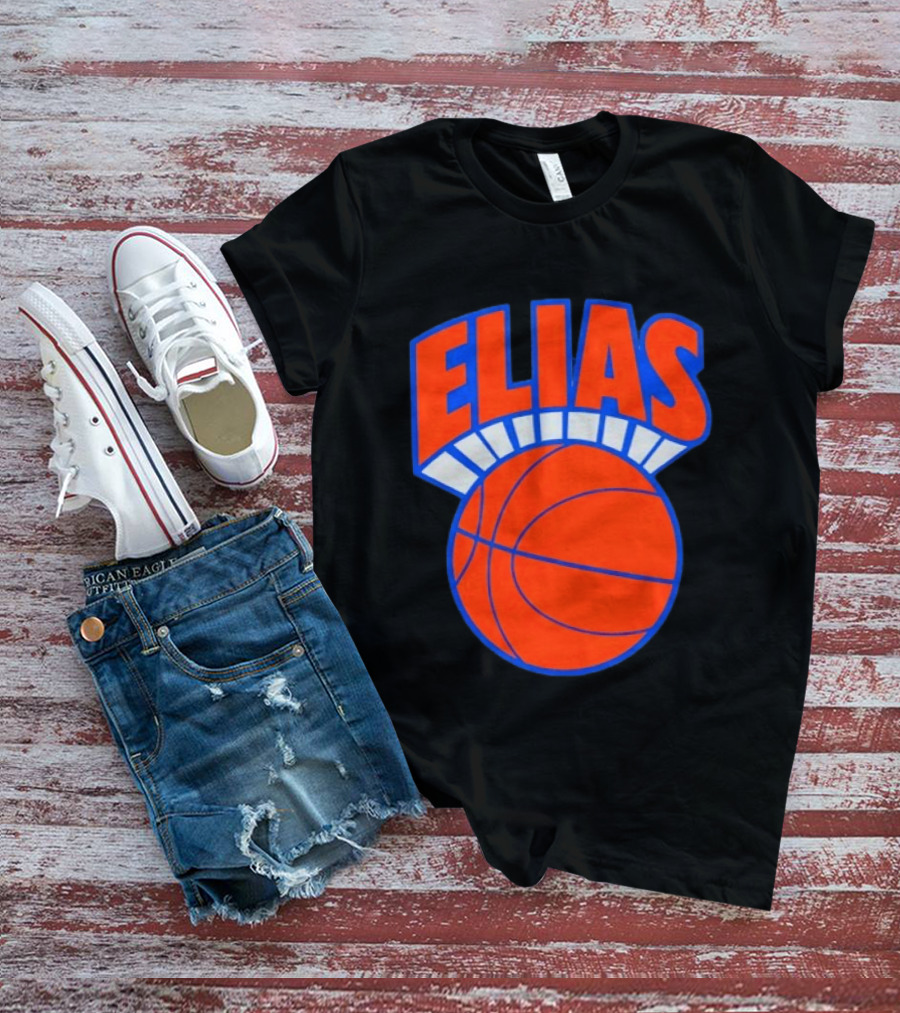 Elias Knickerbocker New York Knicks Basketball T-Shirt