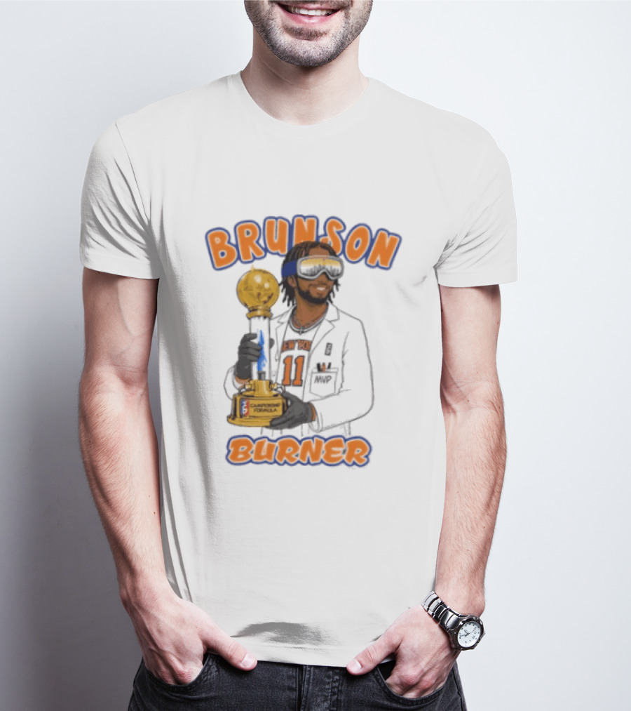 Brunson Burner Jalen Brunson New York Knicks Championship Formula T-Shirt