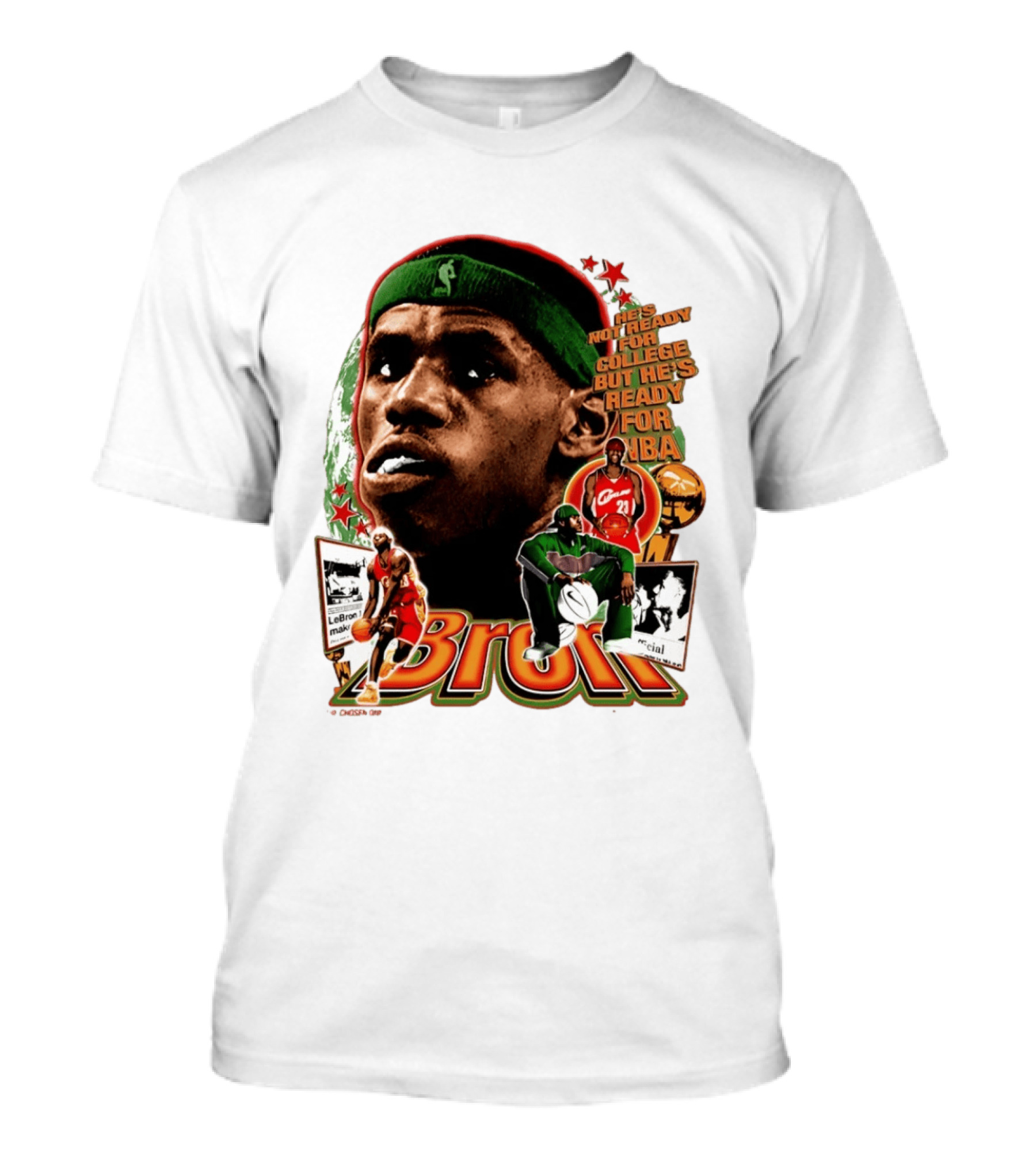 LeBron Skipped College Ready For NBA Cavaliers Basketball T-Shirt