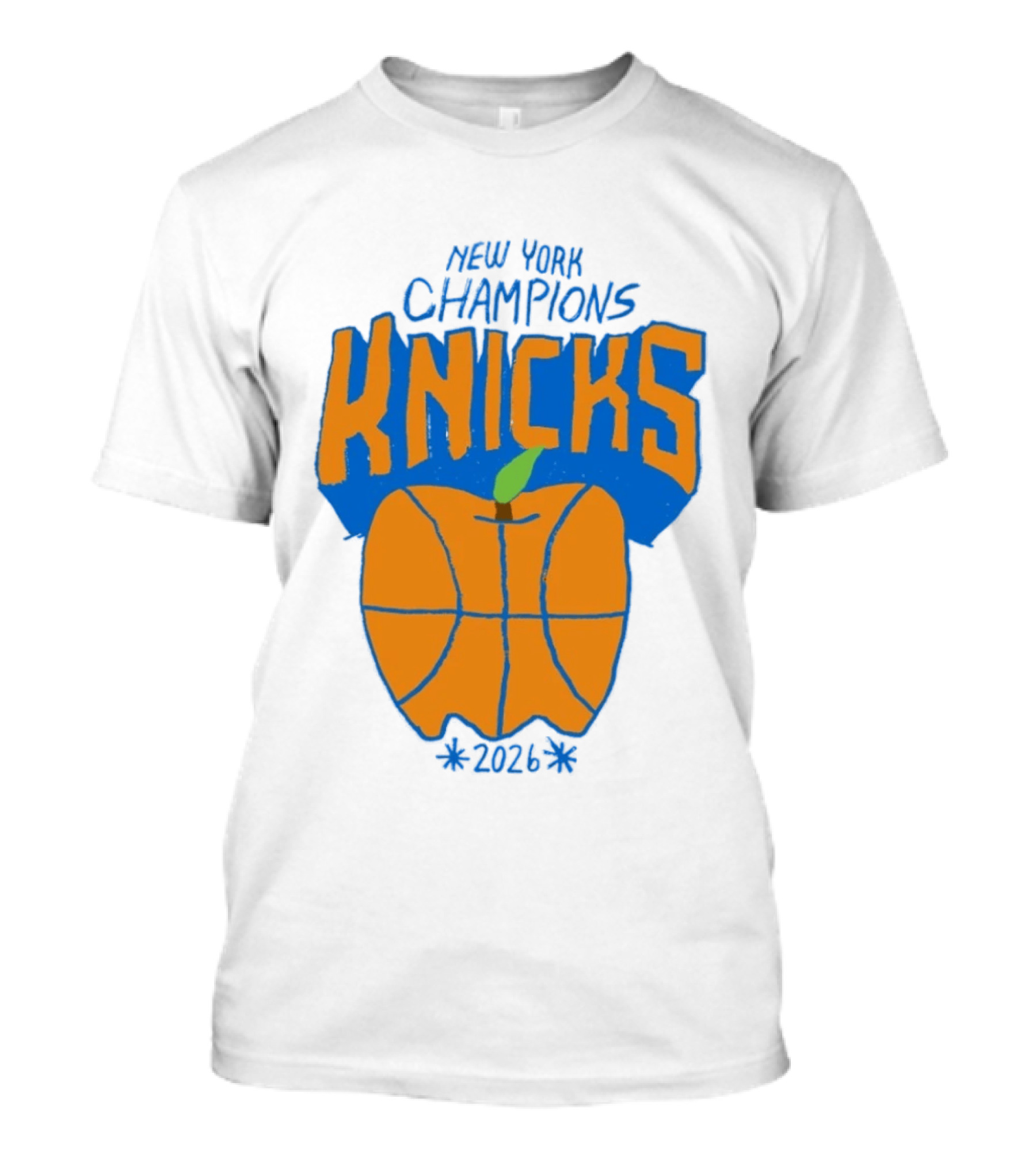 New York Champions Knicks Big Apple 2026 T-Shirt