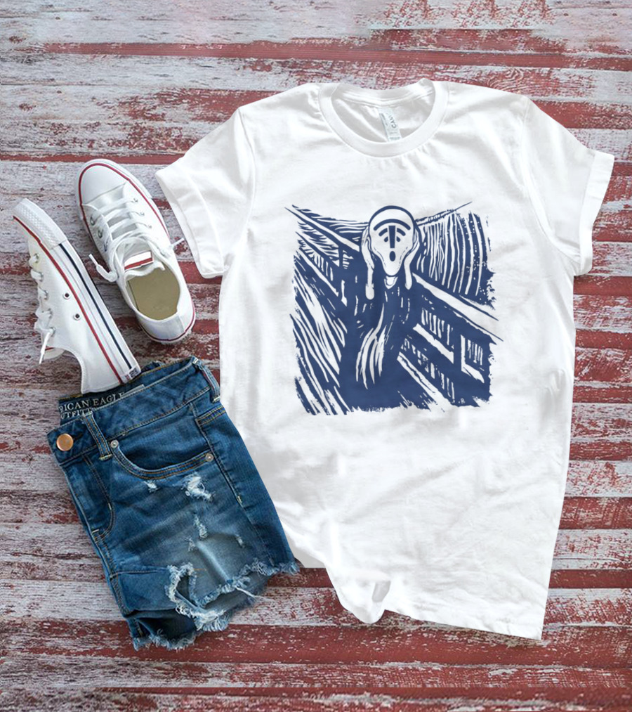 The Scream WiFi Connection Signal Error Loss Iconic Expression T-Shirt