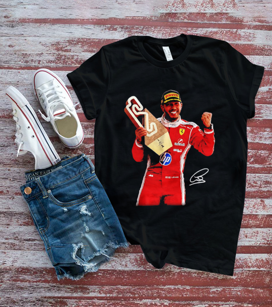 Lewis Hamilton Ferrari Racing Champion Pirelli Winner Remember Who You Are T-Shirt