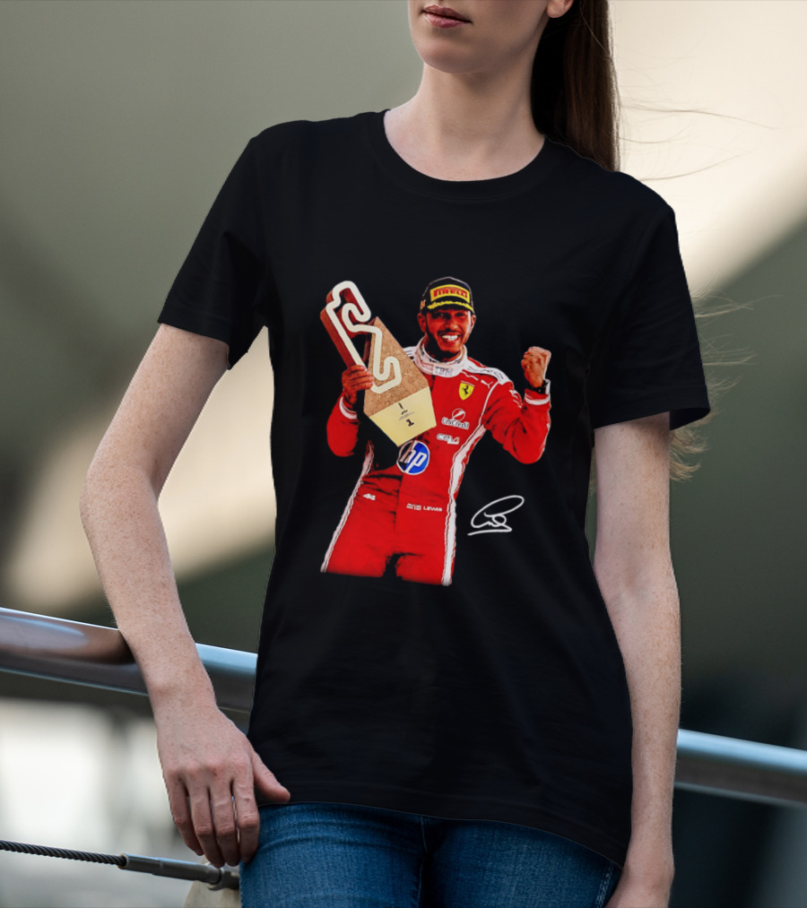 Lewis Hamilton Ferrari Racing Champion Pirelli Winner Remember Who You Are T-Shirt