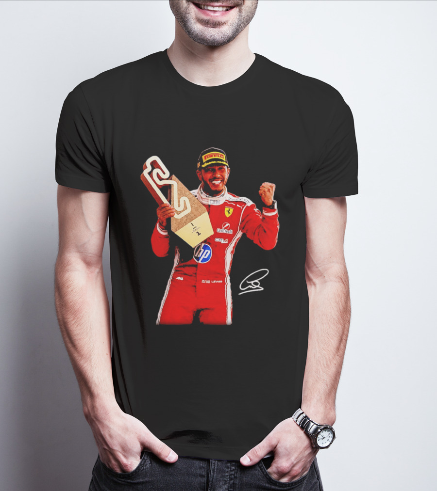 Lewis Hamilton Ferrari Racing Champion Pirelli Winner Remember Who You Are T-Shirt