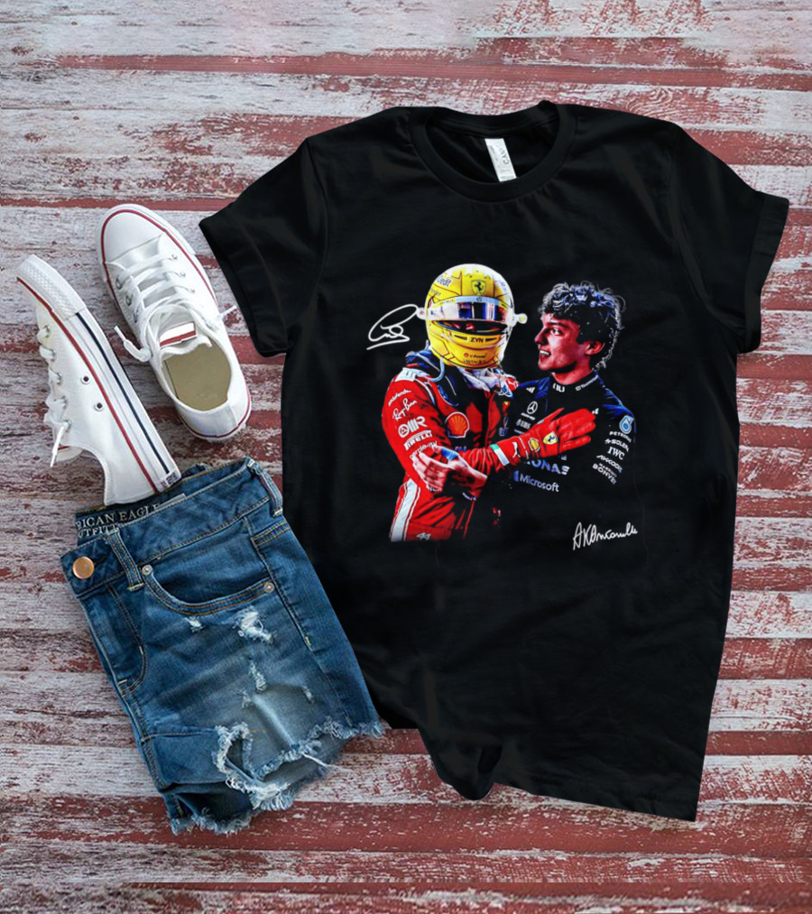 Ferrari Shell Mercedes Petronas Racing Embrace ZYN Microsoft T-Shirt