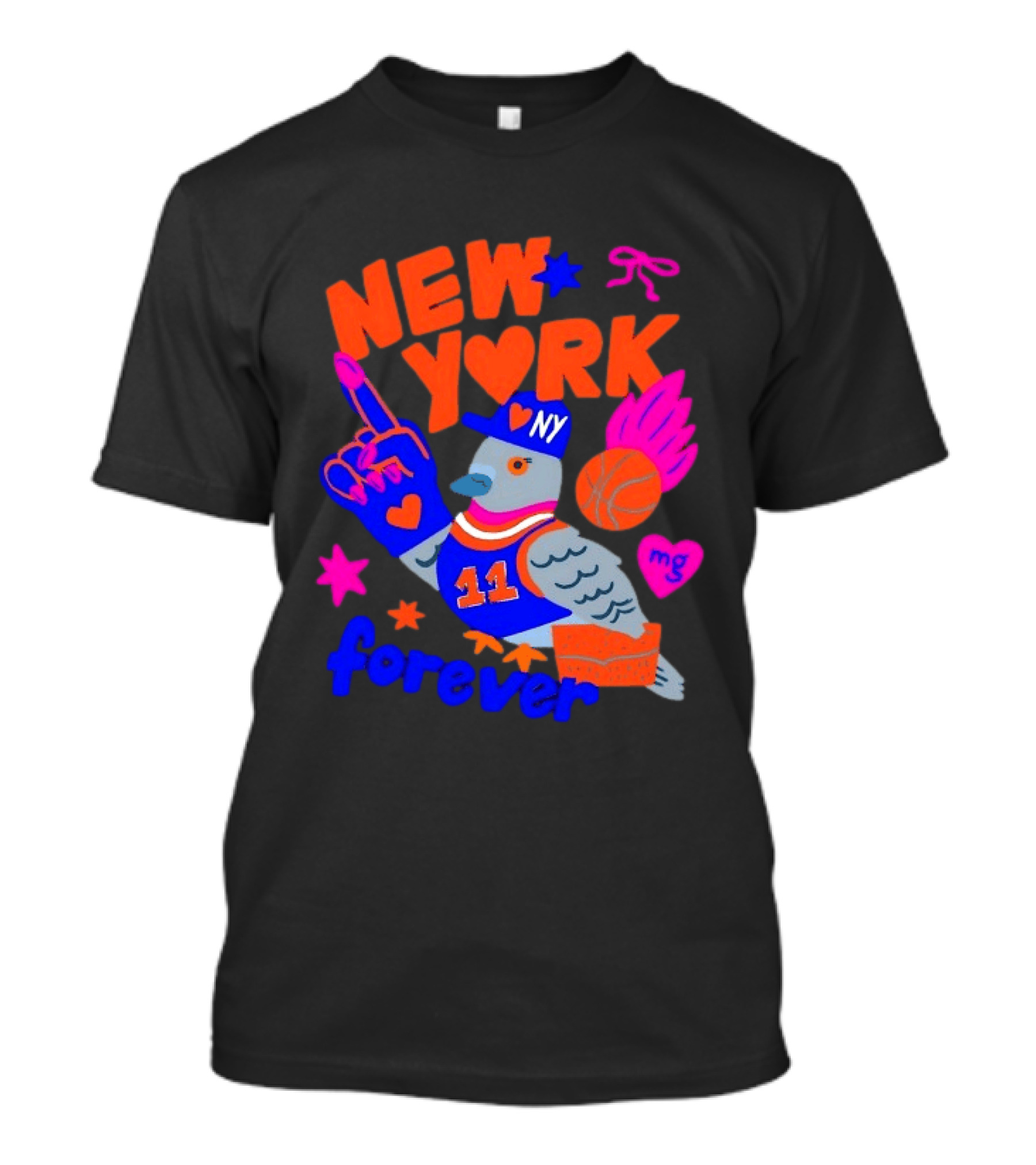 New York Knicks Jalen Brunson Pigeon Love Forever T-Shirt