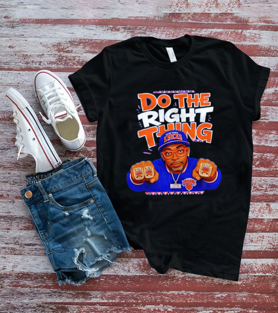Do The Right Thing New York Knicks Rings 1970 1973 T-Shirt
