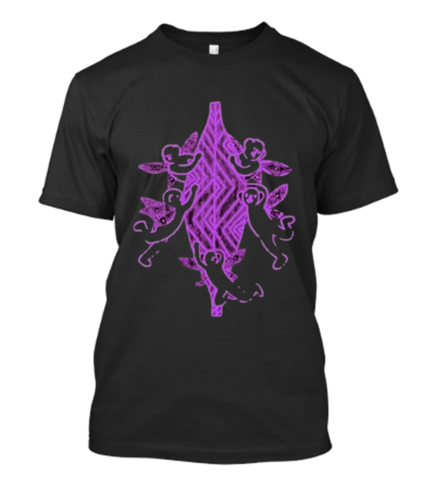Gammin Threads Protect Trans Mob Purple Tribal T-Shirt
