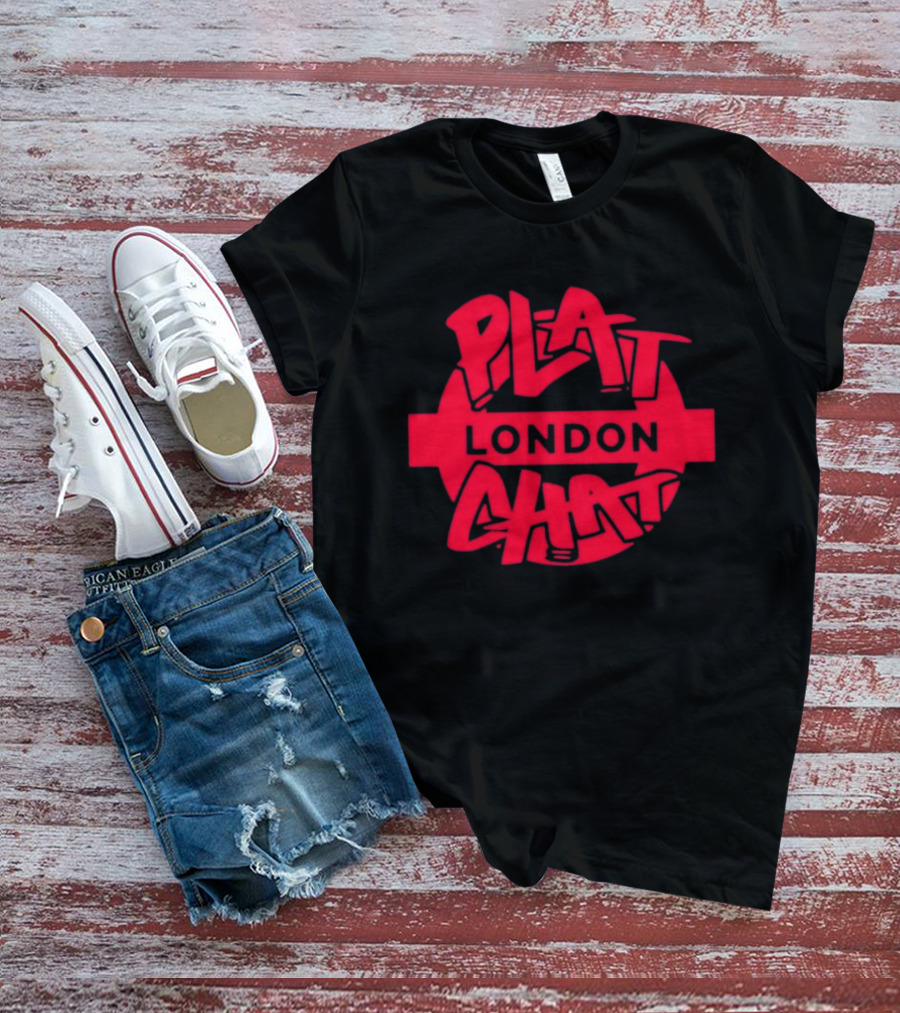 Plat Chat London Red Circular T-Shirt