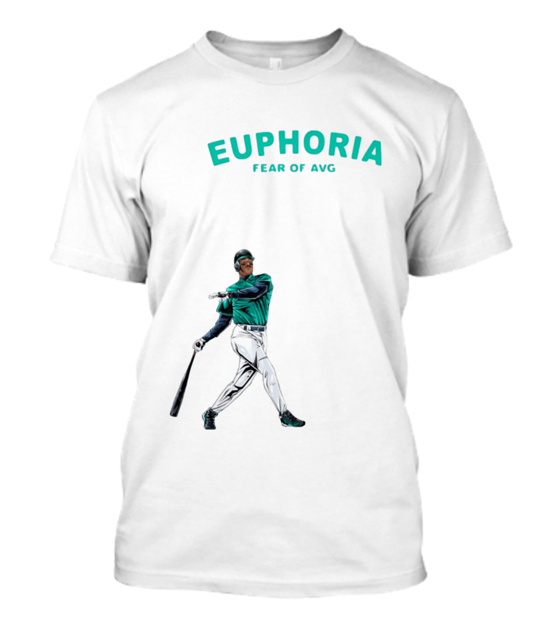 Euphoria Fear Of AVG Baseball Player Iconic Swing T-Shirt