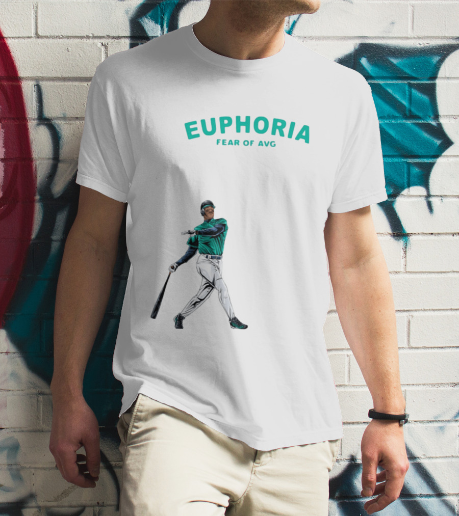 Euphoria Fear Of AVG Baseball Player Iconic Swing T-Shirt