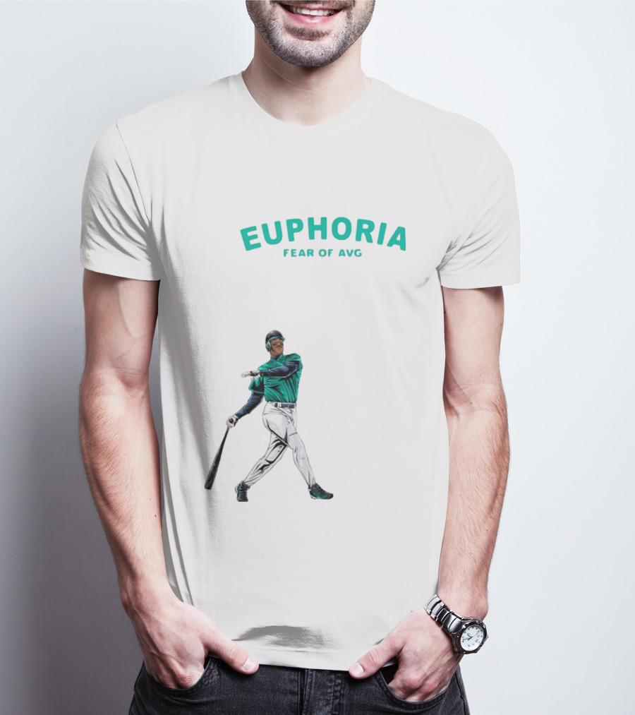 Euphoria Fear Of AVG Baseball Player Iconic Swing T-Shirt