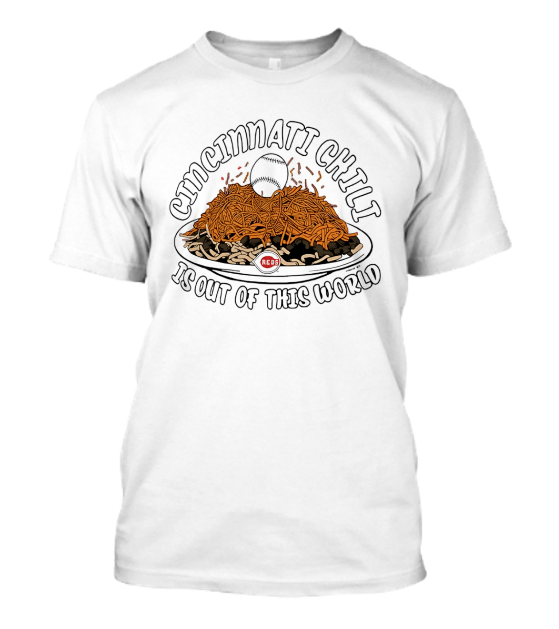 Cincinnati Chili Baseball Out Of This World T-Shirt