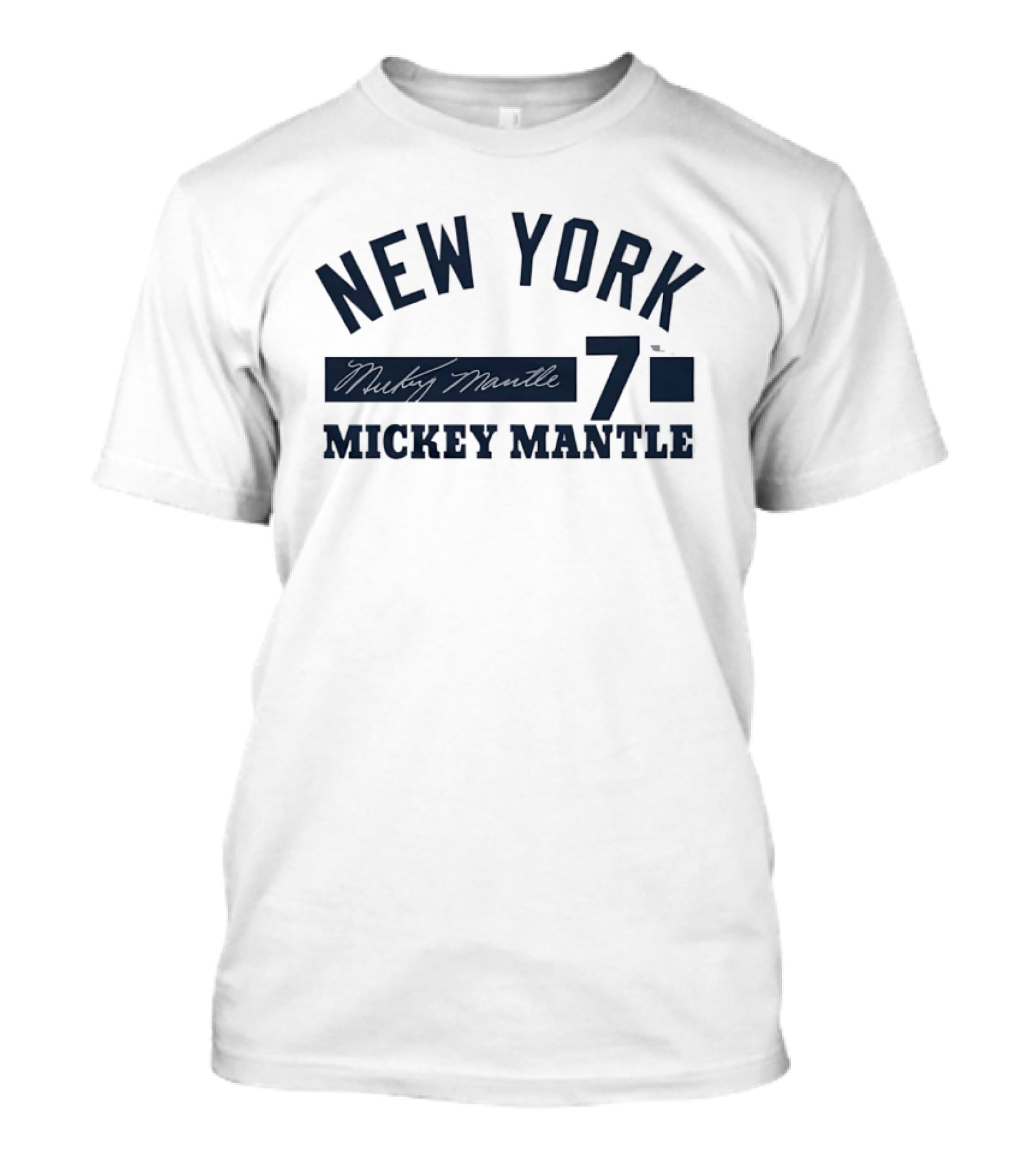 New York Yankees Mickey Mantle Number 7 T-Shirt