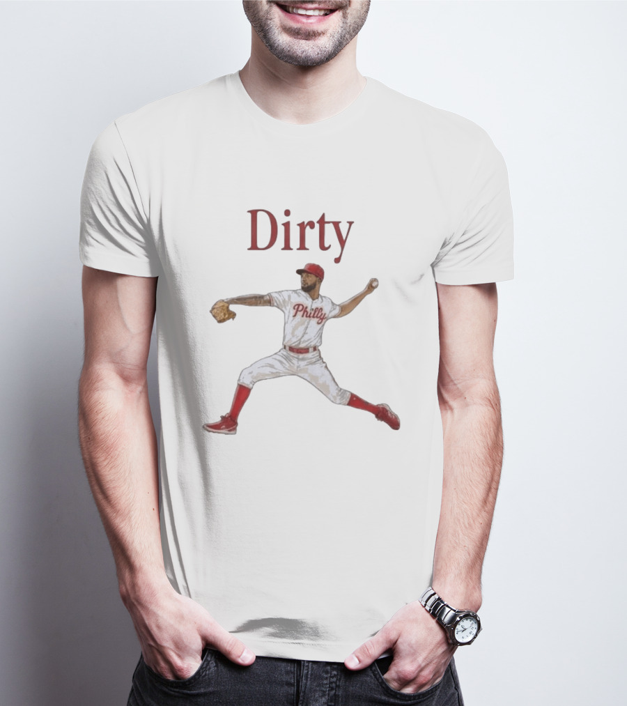 Dirty Cristopher Sanchez Philly Phillies T-Shirt