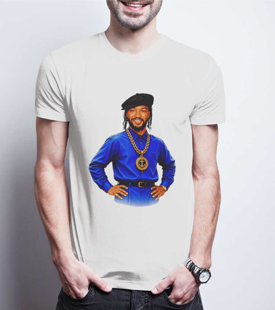Jalen Brunson NY Knicks Always Business Never Personal Anchor Chain Beret Outfit T-Shirt