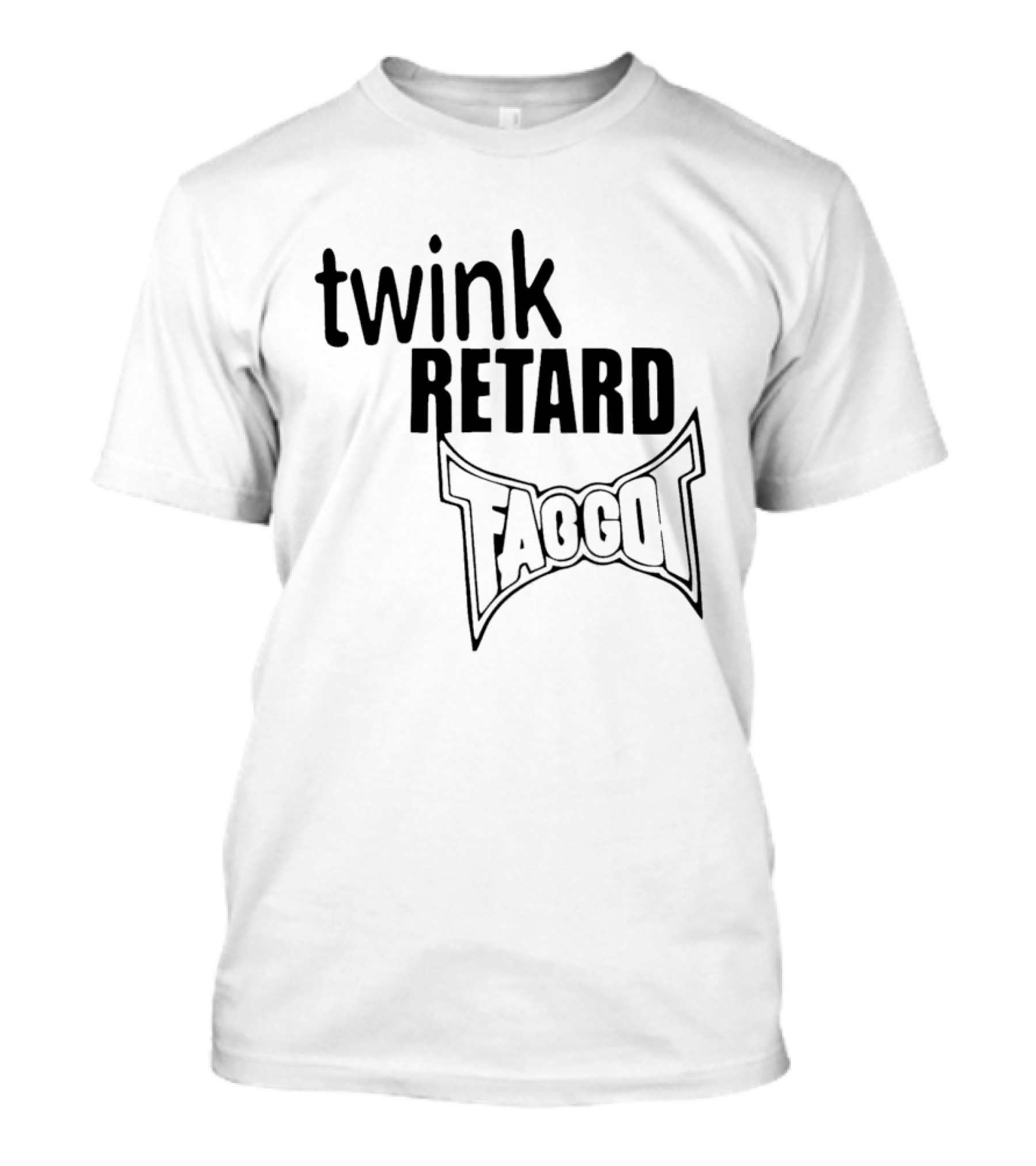 Twink Retard Faggot And I Have A Gun T-Shirt