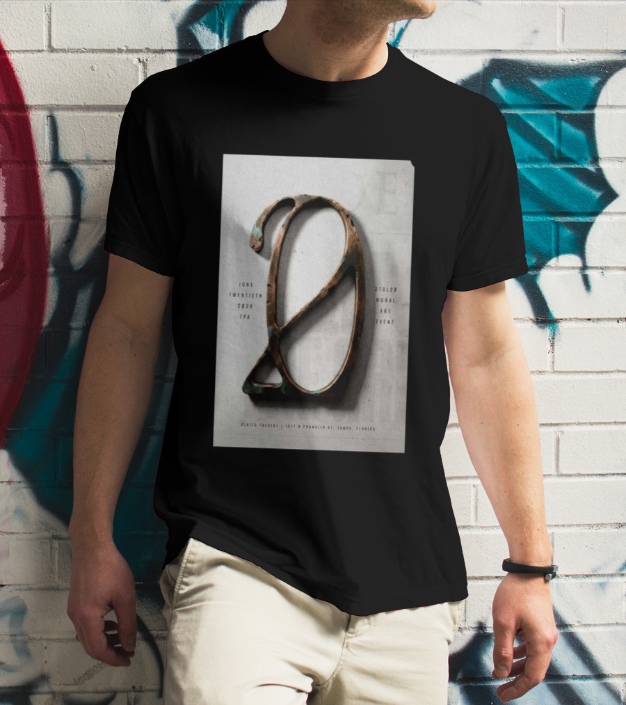 Underoath Mural Art Event Tampa Florida June Twentieth 2026 T-Shirt