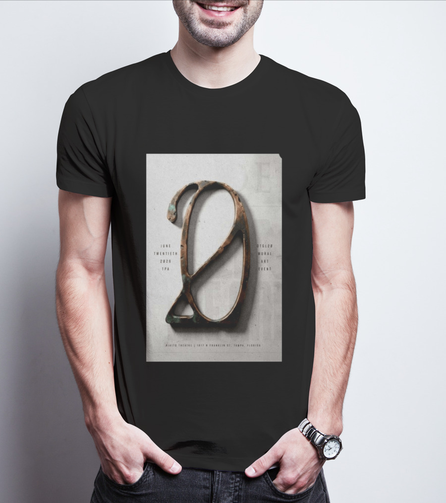 Underoath Mural Art Event Tampa Florida June Twentieth 2026 T-Shirt