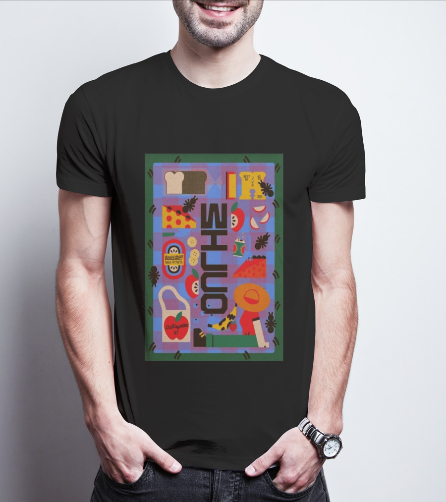 Wilco Beak & Skiff Apple Orchards 06 16 2026 Lafayette NY Pizza Bread Ants T-Shirt