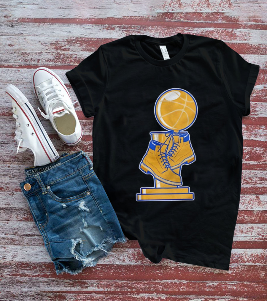 New York Basketball Trophy Golden Boots T-Shirt