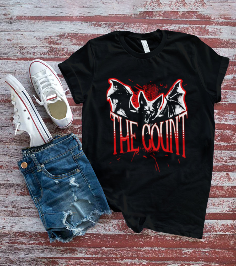The Count Bat Illustration Sebastian Silvera T-Shirt