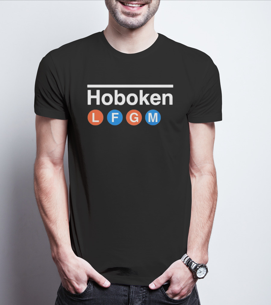 Hoboken LFGM New York Mets Subway T-Shirt