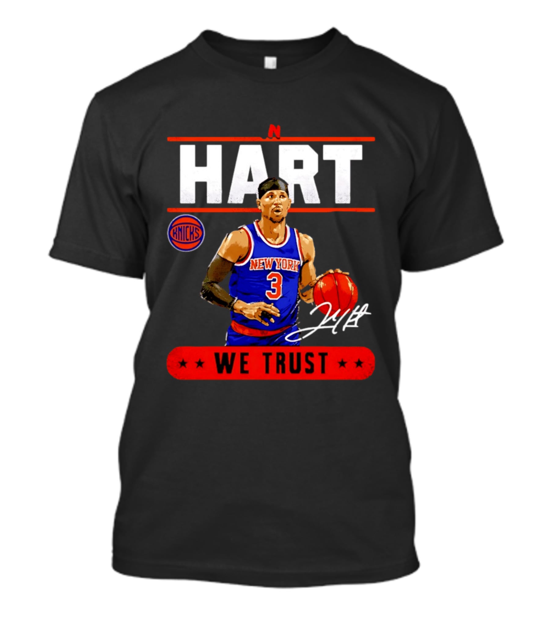 New York Knicks Josh Hart In Hart We Trust Basketball Player T-Shirt