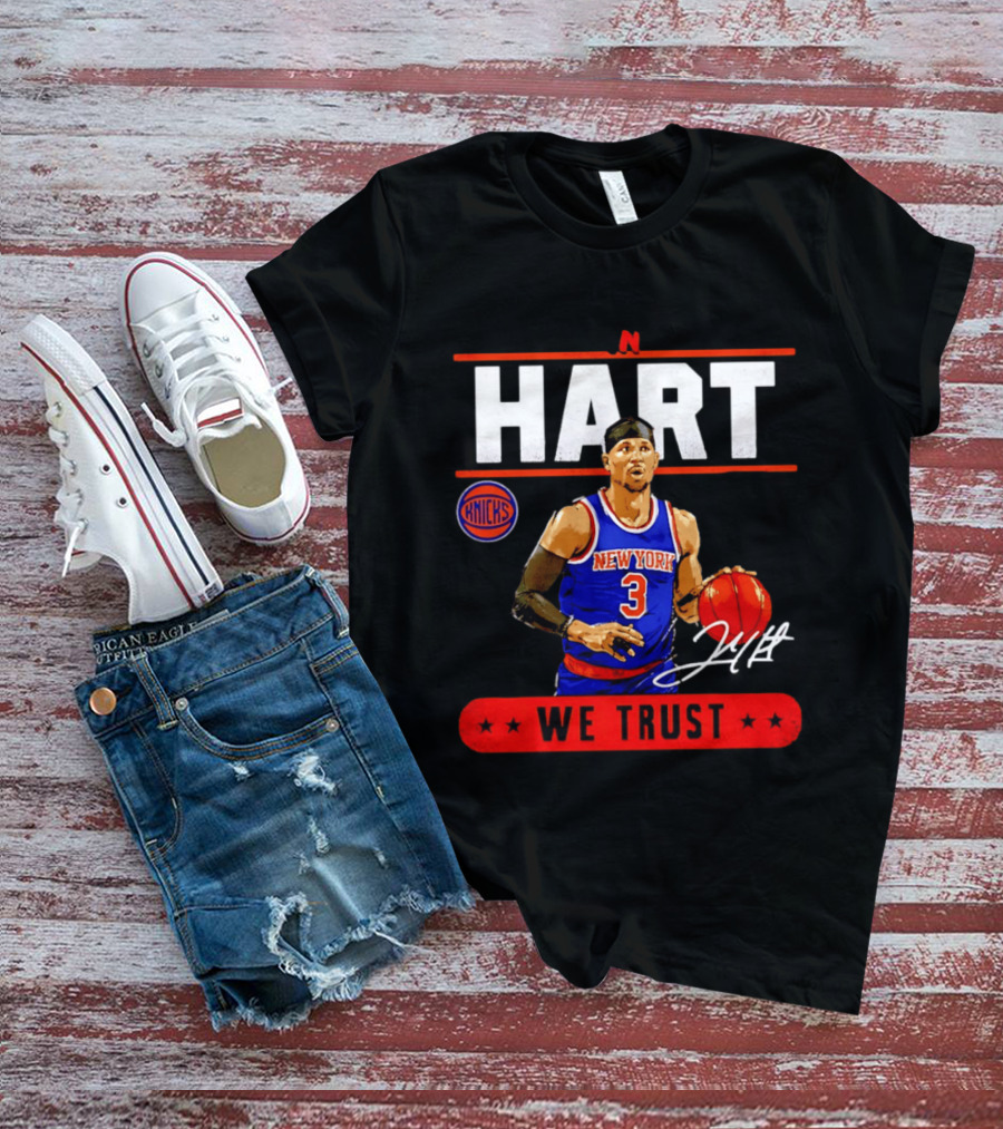 New York Knicks Josh Hart In Hart We Trust Basketball Player T-Shirt