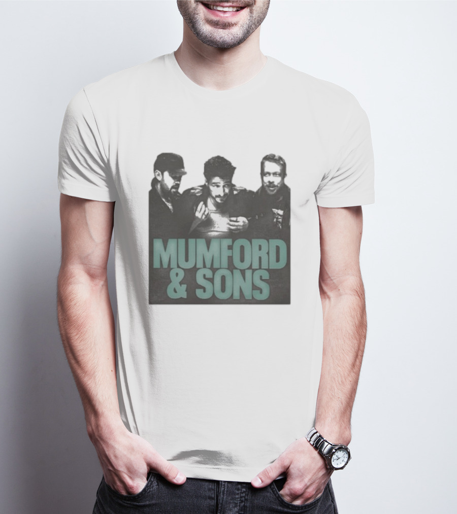 Mumford And Sons Bone Photo Prizefighter North America Tour 2026 T-Shirt