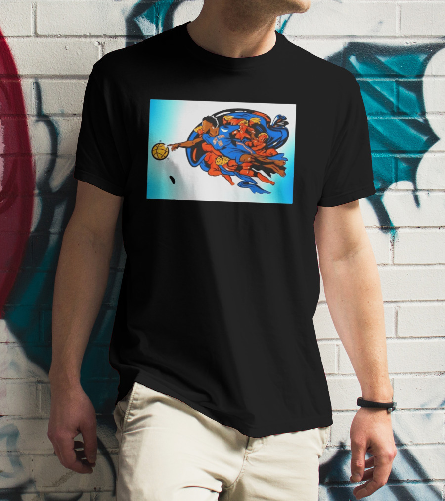 OG Anunoby New York Knicks Creation Of Adam Basketball T-Shirt