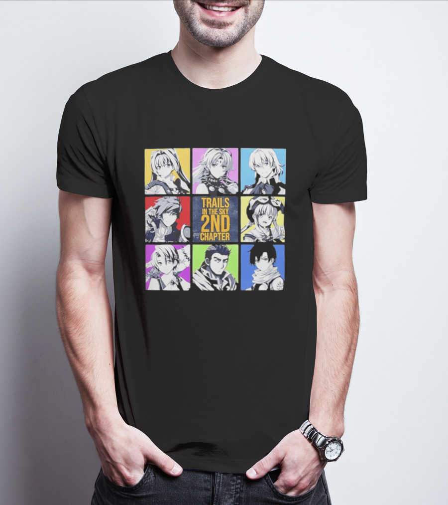 Trails In The Sky 2nd Chapter Main Cast Character Grid T-Shirt