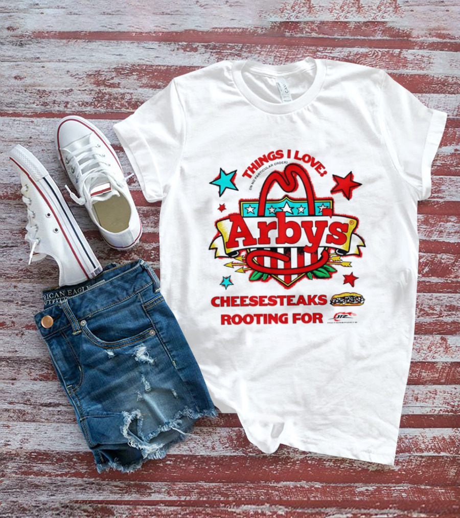 Sammy Smith Arby's Things I Love Cheesesteaks Jr Motorsports Racing Fan T-Shirt